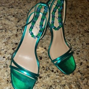 Mermaid strappy heels